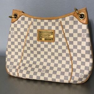 LOUIS VUITTON Damier Azur Canvas Galliera PM BAG